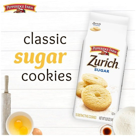 Pepperidge Farm Zurich Sugar Cookies, 5.25 oz Bag