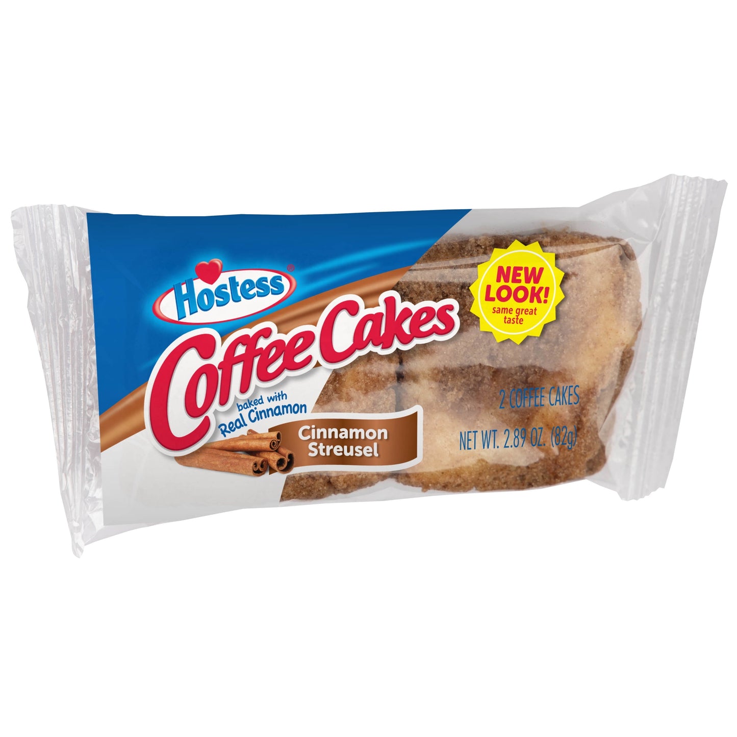 HOSTESS Coffee Cakes Single Serve, 2 Count, 2.89 oz