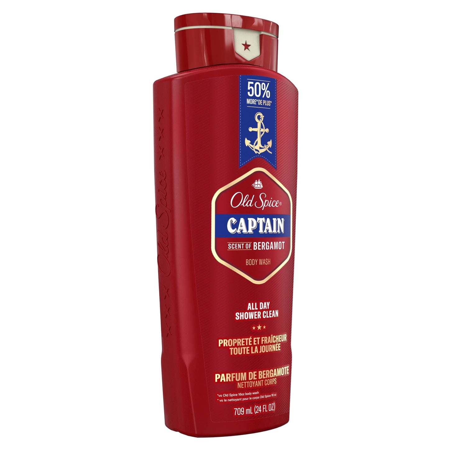 Old Spice Red Collection Body Wash for Men, Captain Scent, 24 fl oz