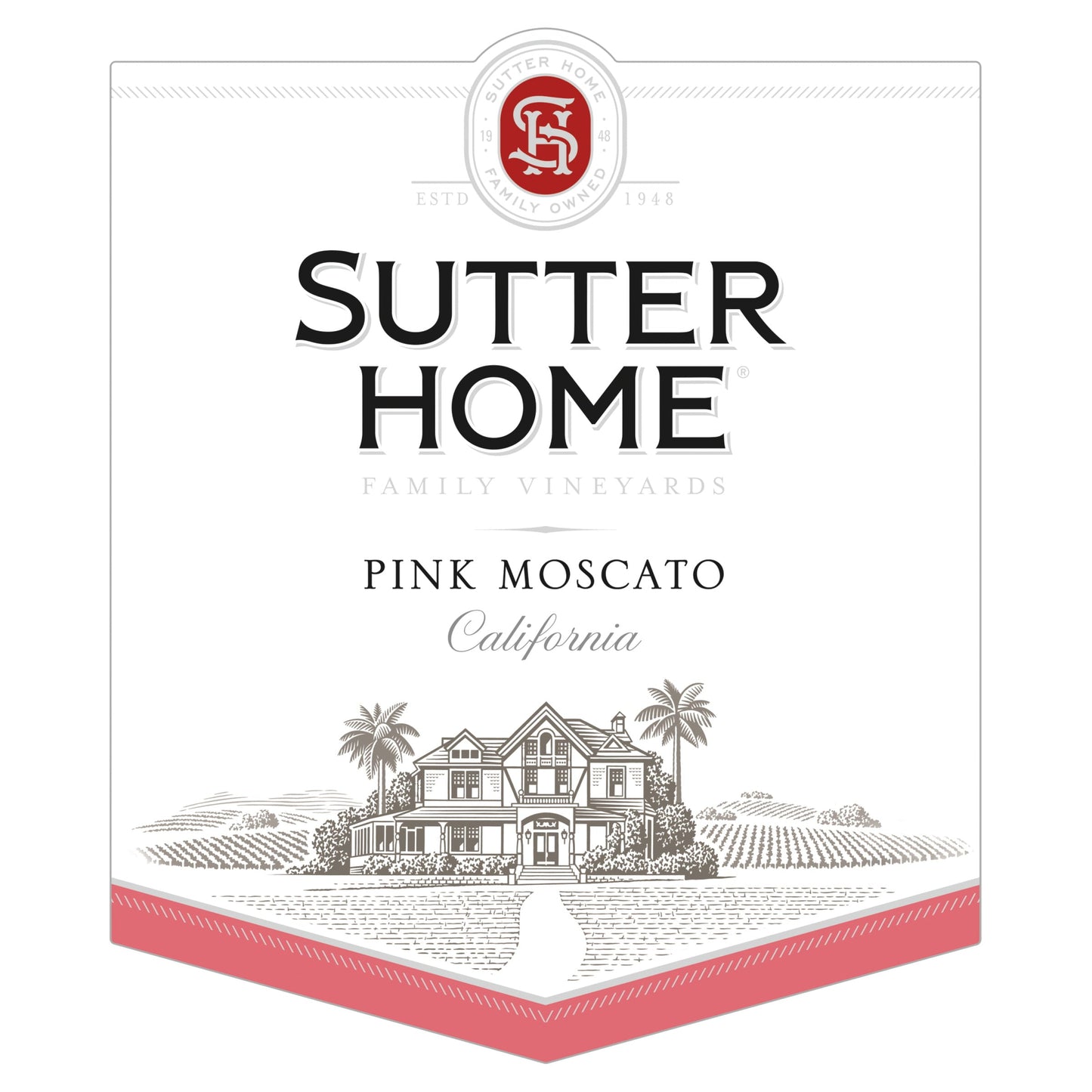 Sutter Home Pink Moscato Pink Wine, 1.5 L Bottle