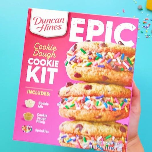 Duncan Hines Epic Kit, Cookie Dough Cookie Mix Kit, 22.19 oz.