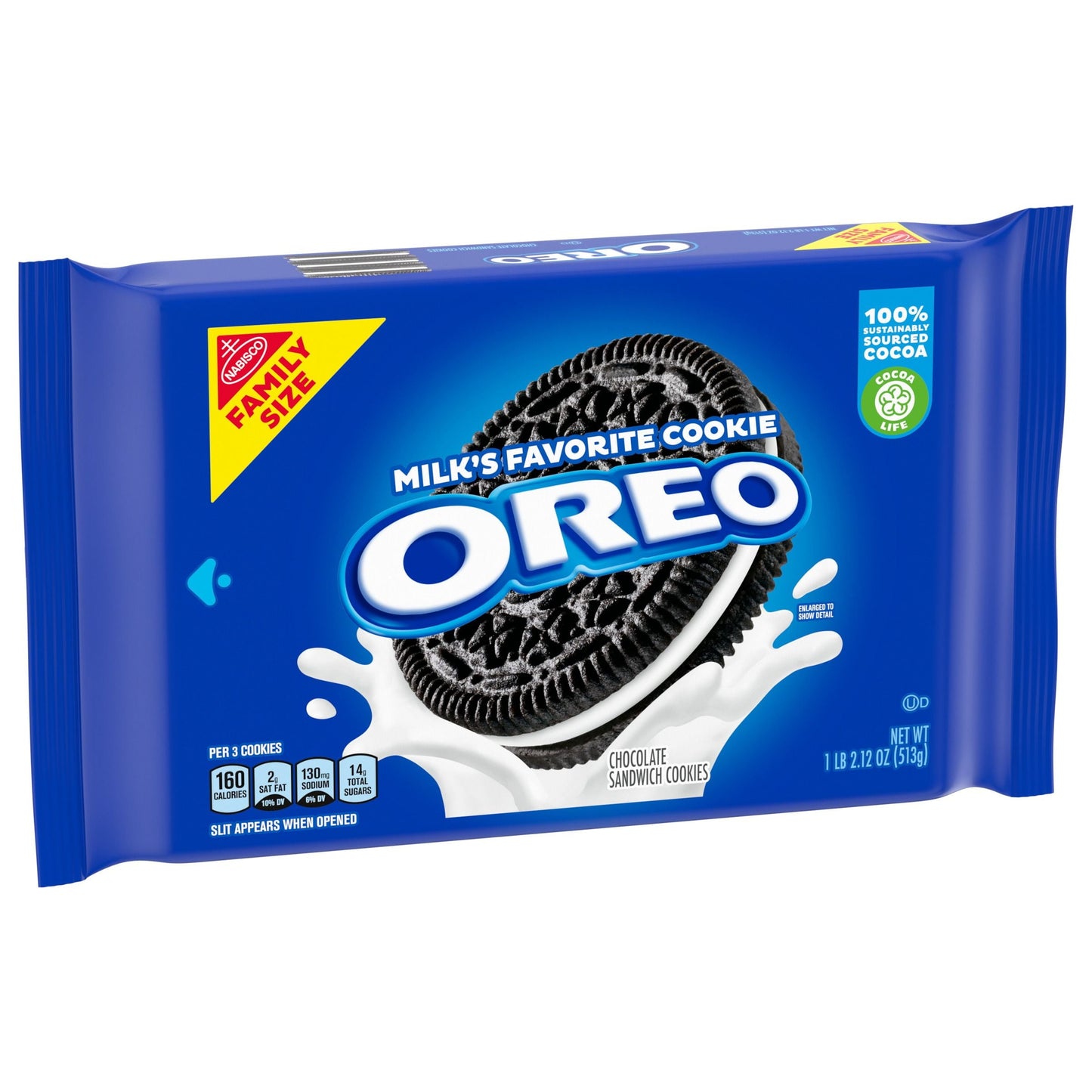 NABISCO OREO ORIGINAL FAMILY SIZE COOKIES 18.12 OZ