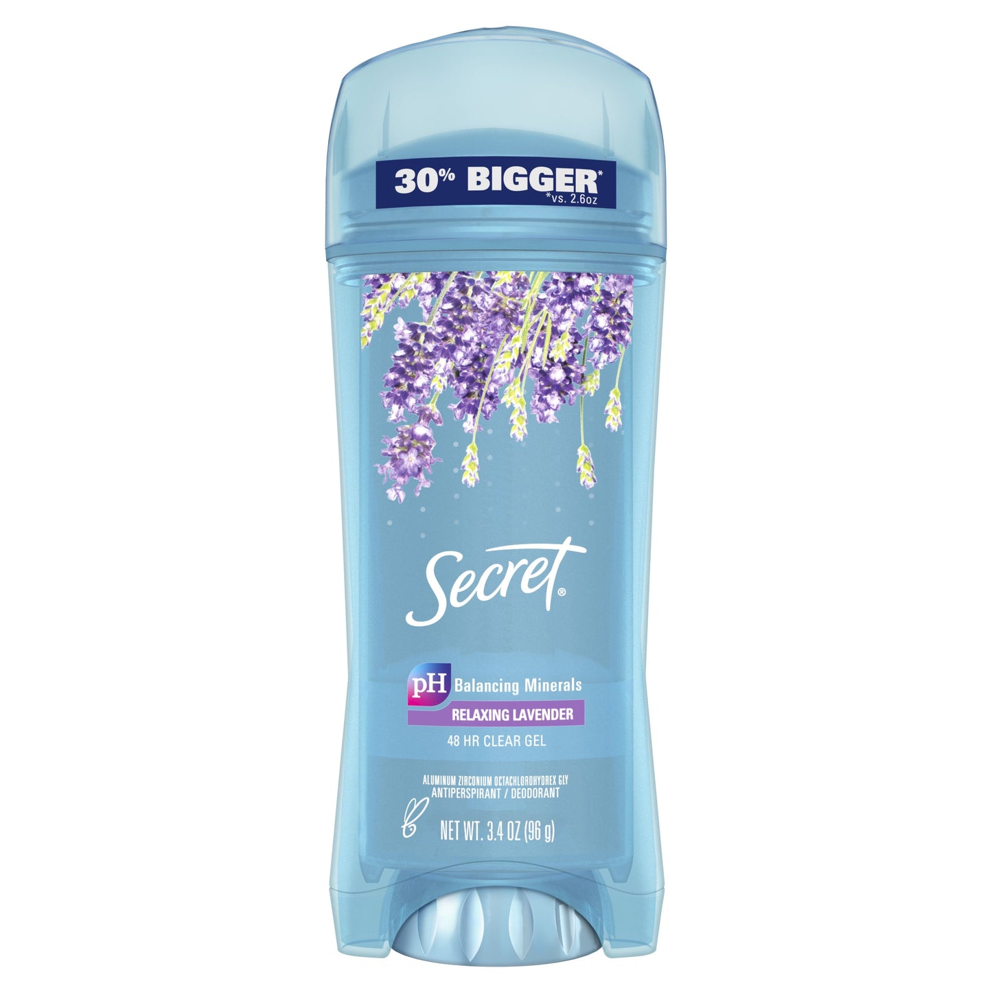 Secret Clear Gel and Deodorant for Women, Refreshing Lavender, 3.4 oz