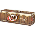 A&W Caffeine-Free, Low Sodium Root Beer Soda Pop, 12 fl oz, 12 Pack Cans