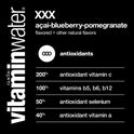 vitaminwater xxx electrolyte enhanced water, acai blueberry pomegranate, 20 fl oz bottle