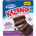 HOSTESS Triple Chocolate KAZBARS Creamy and Crunchy Layer Bar, Individually Wrapped - 10 oz, 8 Count