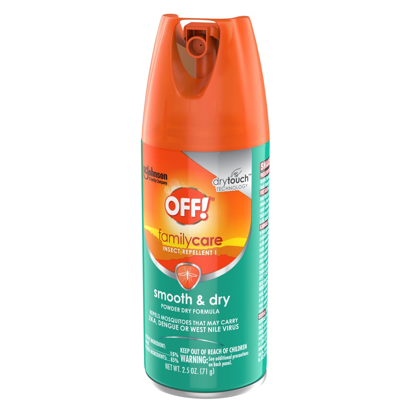 OFF! FamilyCare Insect Repellent I, Smooth & Dry, 2.5 fl oz, 1 ct