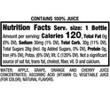 Mott's 100% Juice Fruit Punch Juice, 8 fl oz, 6 Count Bottles