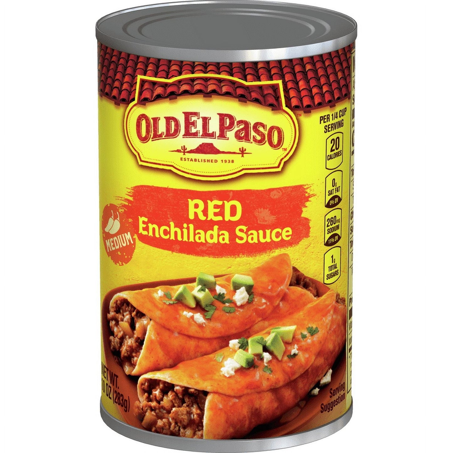 Old El Paso Medium Red Enchilada Sauce, 1 Ct., 10 oz.