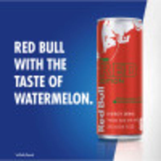 Red Bull Red Edition Watermelon Energy Drink, 8.4 fl oz, Pack of 4 Cans