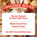 Challenge Butter, Unsalted Butter, 16 oz, 4 Sticks