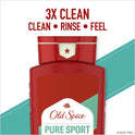 Old Spice High Endurance Body Wash for Men, Pure Sport, 24 fl oz