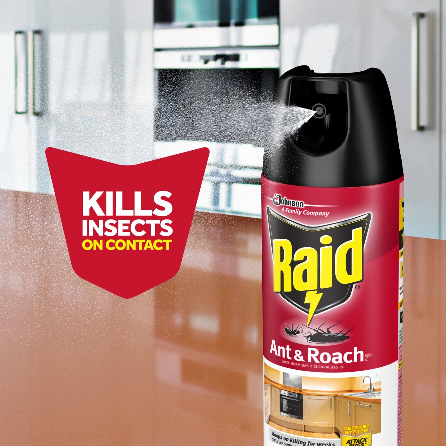 Raid®  Ant & Roach Killer 26, Fragrance-Free Bug Spray, 17.5 fl oz, 2 ct