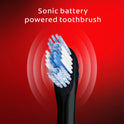 Colgate Optic White Pro Series Sonic Battery Powered Toothbrush, Black, Adult