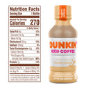 Dunkin' French Vanilla, Iced Bottled Coffee Drink, 13.7 fl oz