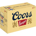 Coors Banquet Lager Beer, 24 Pack, 12 fl oz Cans, 5% ABV