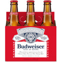 Budweiser Beer, 6 Pack Beer, 12 fl oz Glass Bottles, 5 % ABV, Domestic Lager