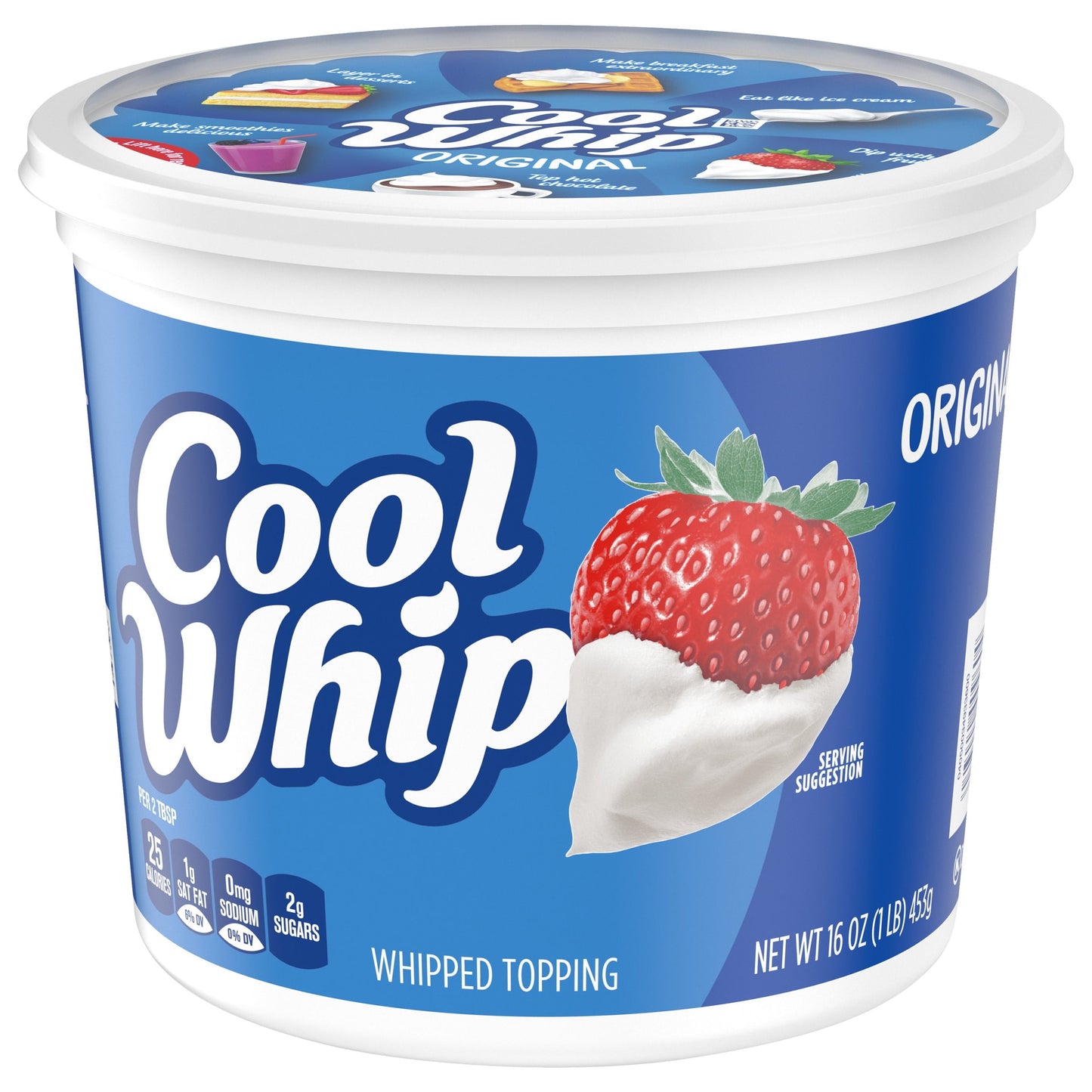 Cool Whip Original Whipped Cream Topping, 16 oz Tub