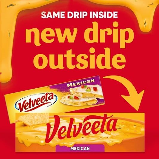 Velveeta Mexican Melting Cheese Dip & Sauce with Jalapeno Peppers, 32 oz Block