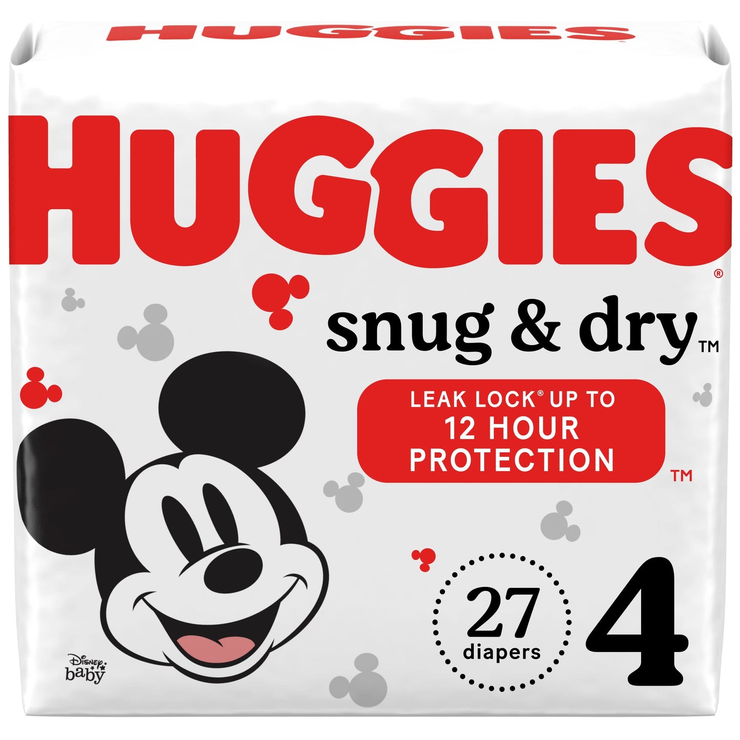 Huggies Snug & Dry Baby Diapers, Size 4, 27 Ct (Select for More Options)