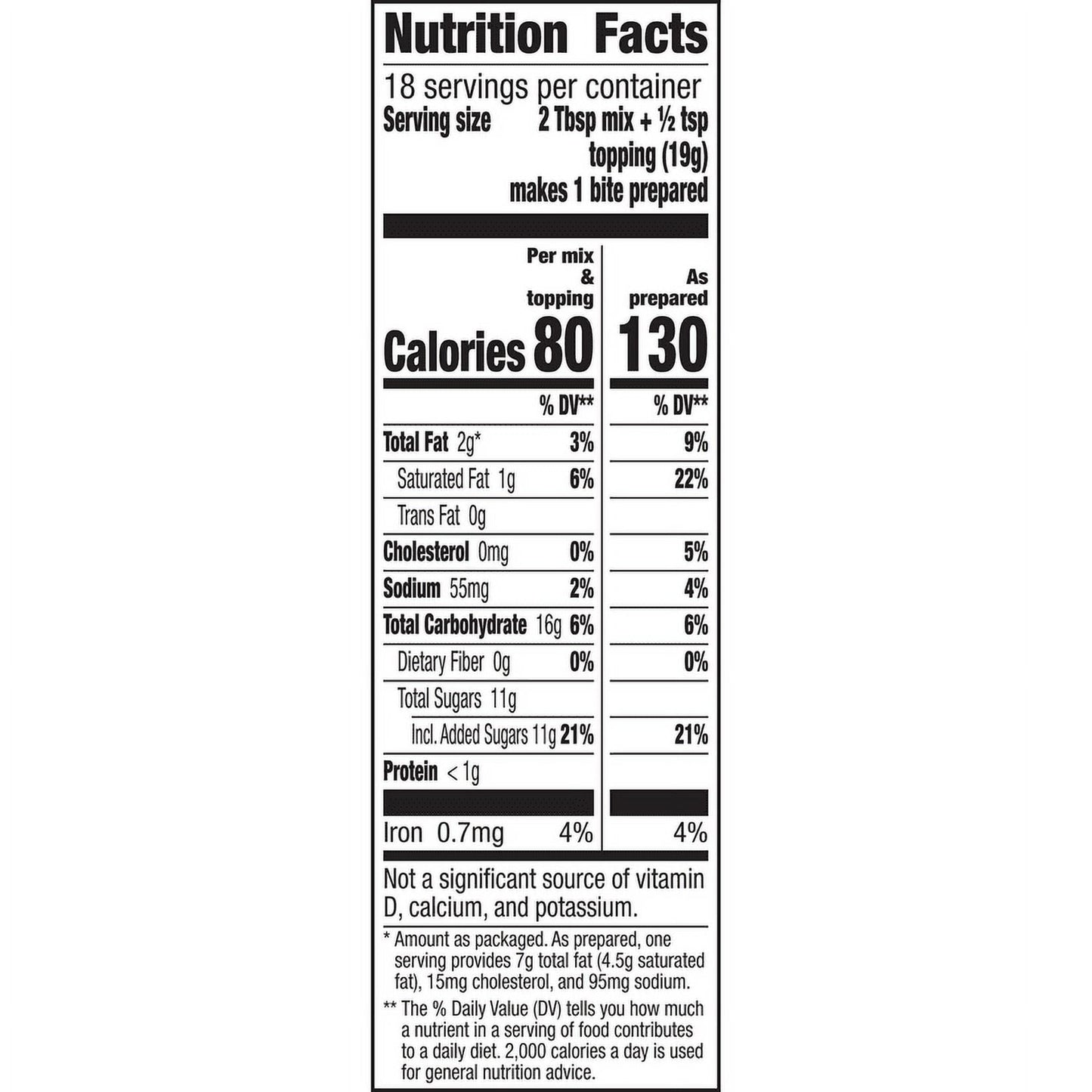 Betty Crocker No-Bake Bites Chocolate Chip Cookie Dough, 12.2 oz.