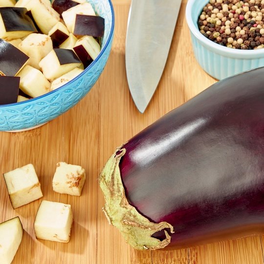 Fresh Purple Eggplant