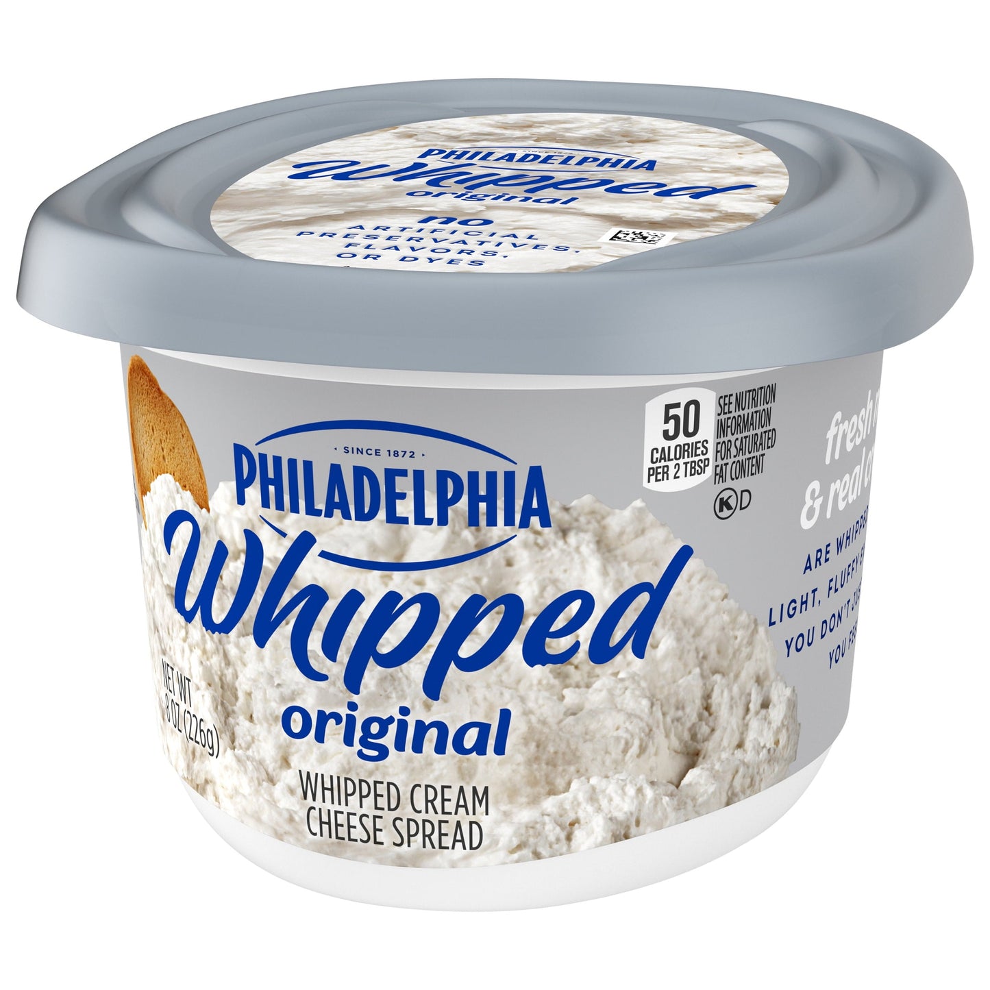 Philadelphia Original Whipped Cream Cheese Spread, 8 oz Tub