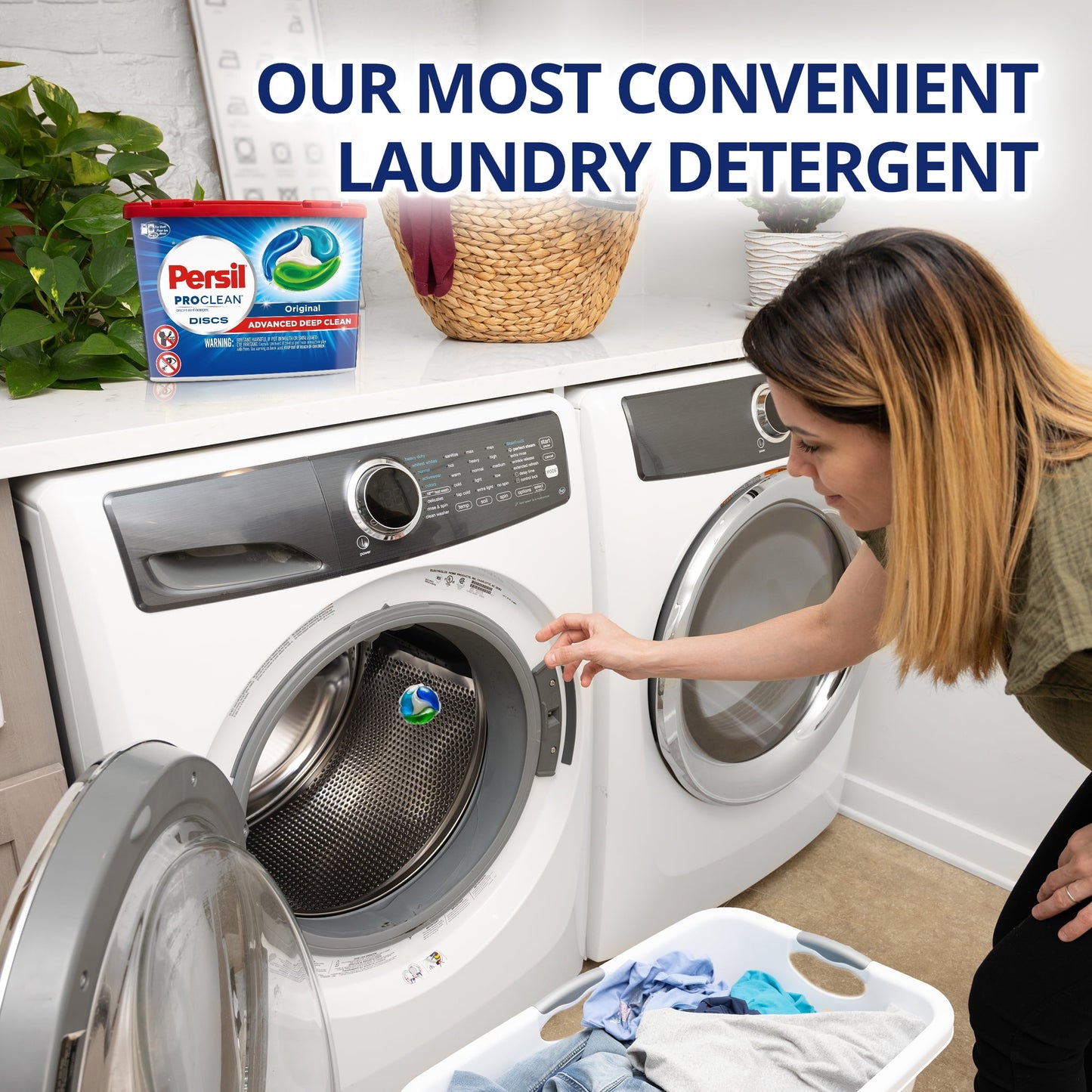 Persil Discs Laundry Detergent Pacs, Original, 62 Count
