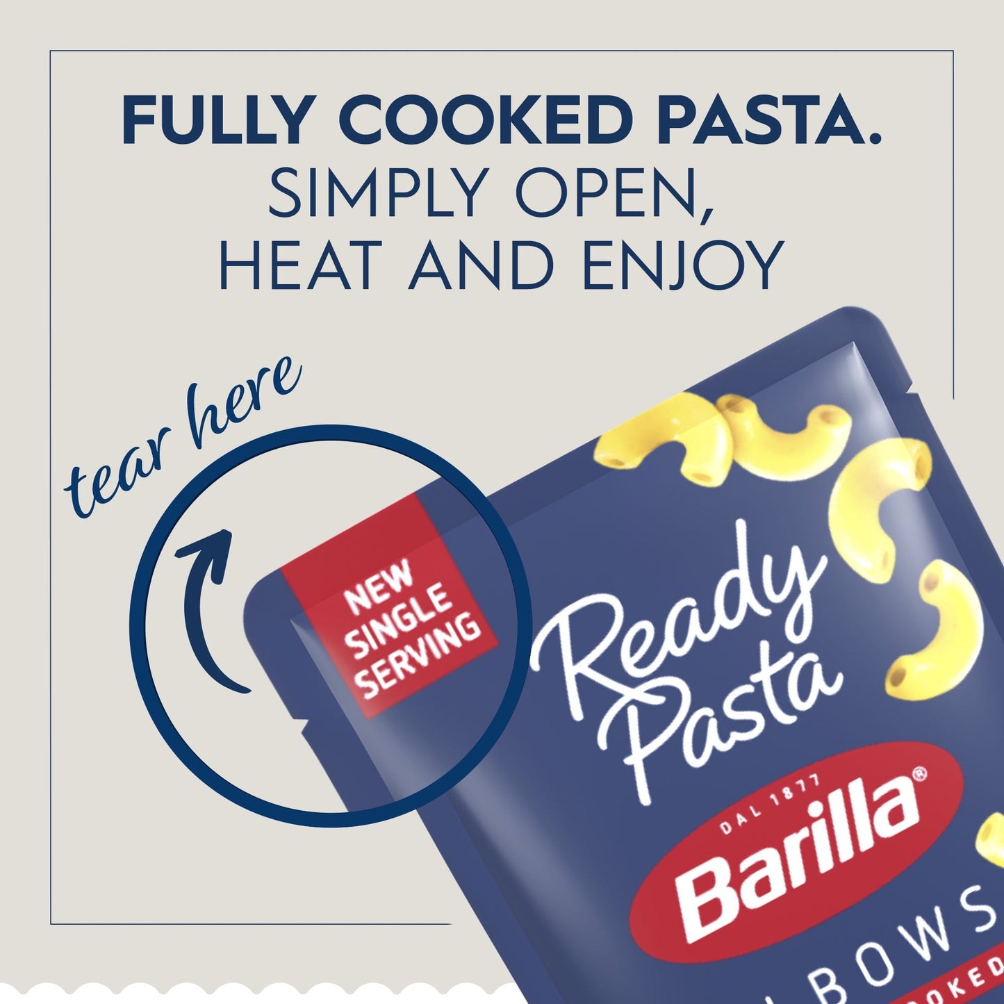 Barilla Ready Pasta Fully Cooked Pasta Elbows, 7 oz