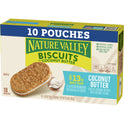 Nature Valley Biscuit Sandwiches, Coconut Butter, Snack Value Pack, 10 ct, 13.5 OZ