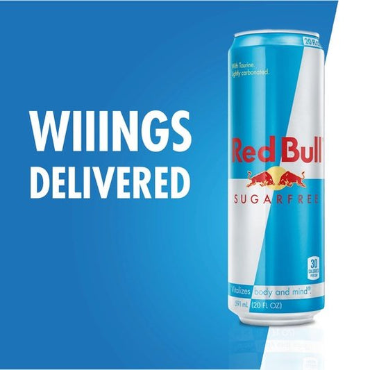 Red Bull Sugar Free Energy Drink, 20 fl oz Can