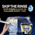 Finish Ultimate Dishwasher Detergent- 28 Count - Dishwashing Tablets - Dish Tabs