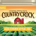 Country Crock Churn Style Buttery Spread, 45 oz Tub (Refrigerated)