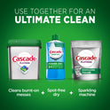 Cascade Platinum Pods, Action Pacs Dishwasher Detergent, Lemon, 45 Ct