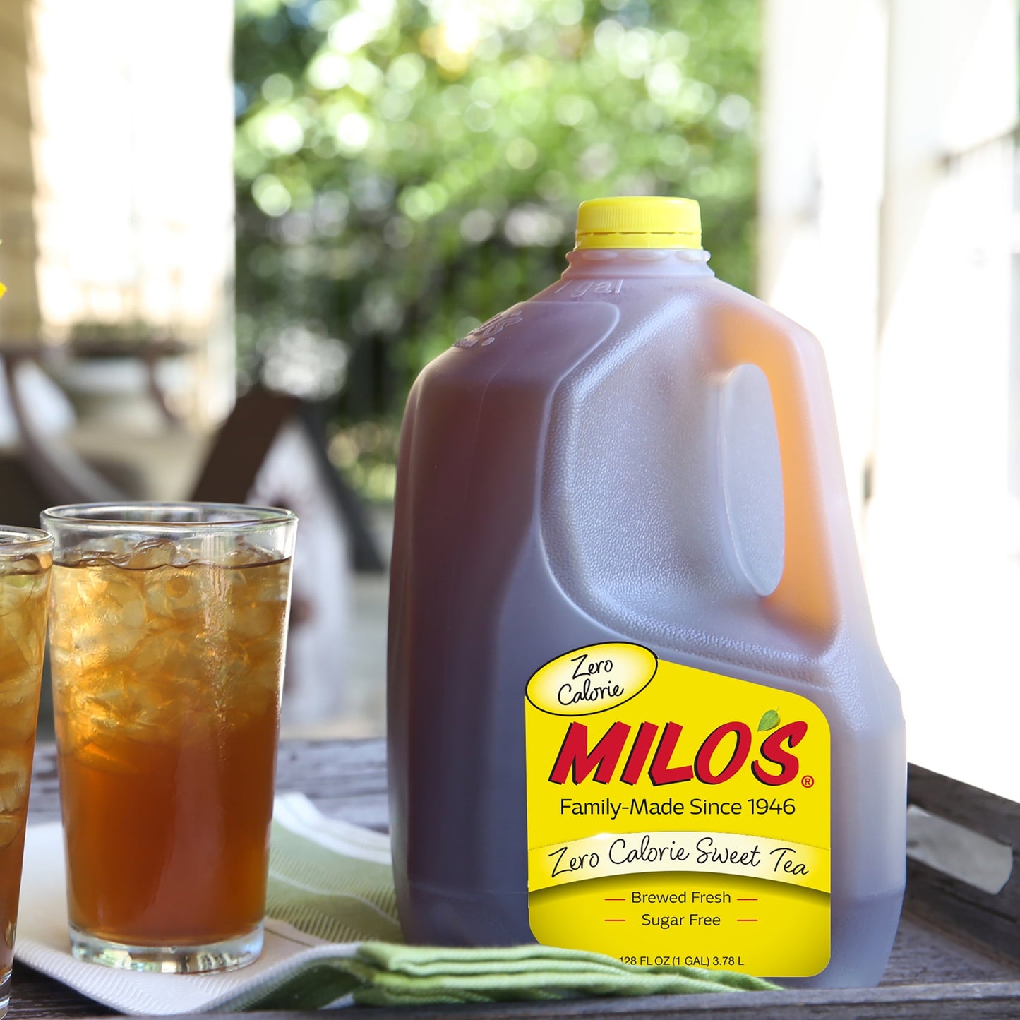 Milo's Famous Sugar Free, Zero Calorie Sweet Tea, 128 fl oz Jug