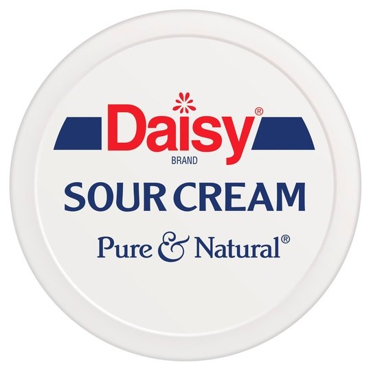 Daisy Pure and Natural Sour Cream, 8 oz Tub (Refrigerated)