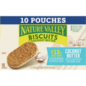 Nature Valley Biscuit Sandwiches, Coconut Butter, Snack Value Pack, 10 ct, 13.5 OZ