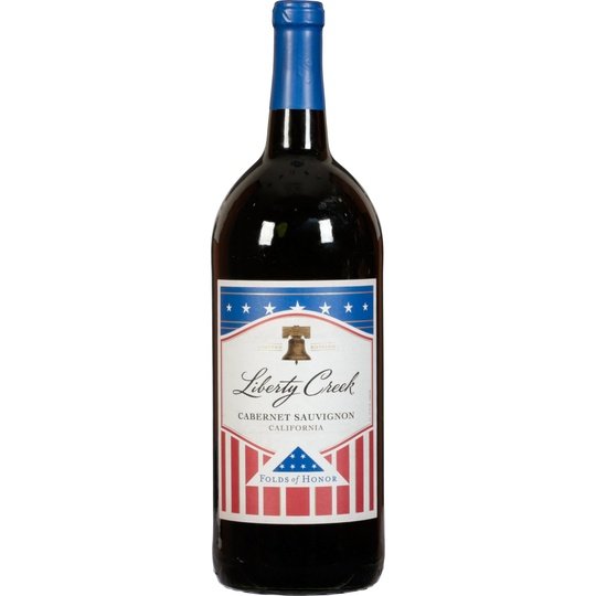 Liberty Creek Cabernet Sauvignon  Red Wine, California, 1.5 Liter Glass Bottle