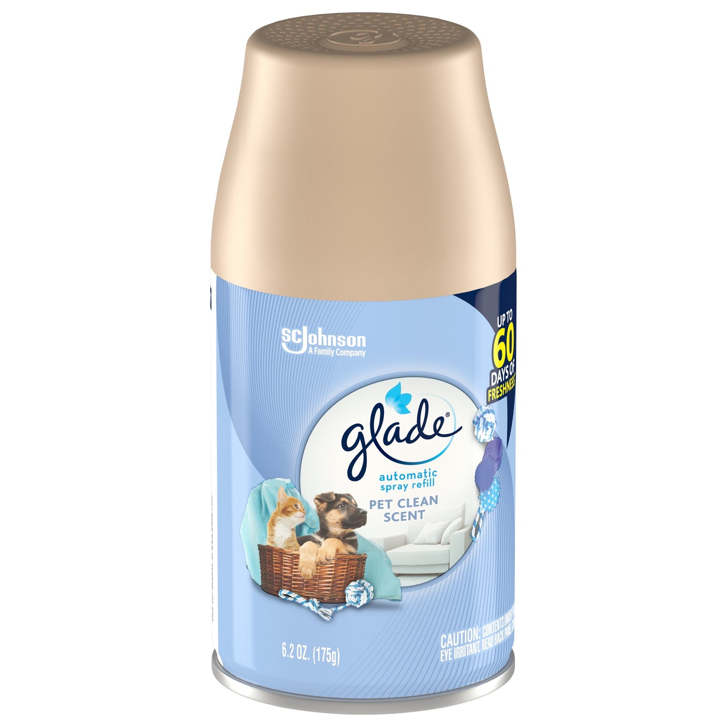 Glade Automatic Spray Refill, Air Freshener, Pet Clean, 6.2 oz