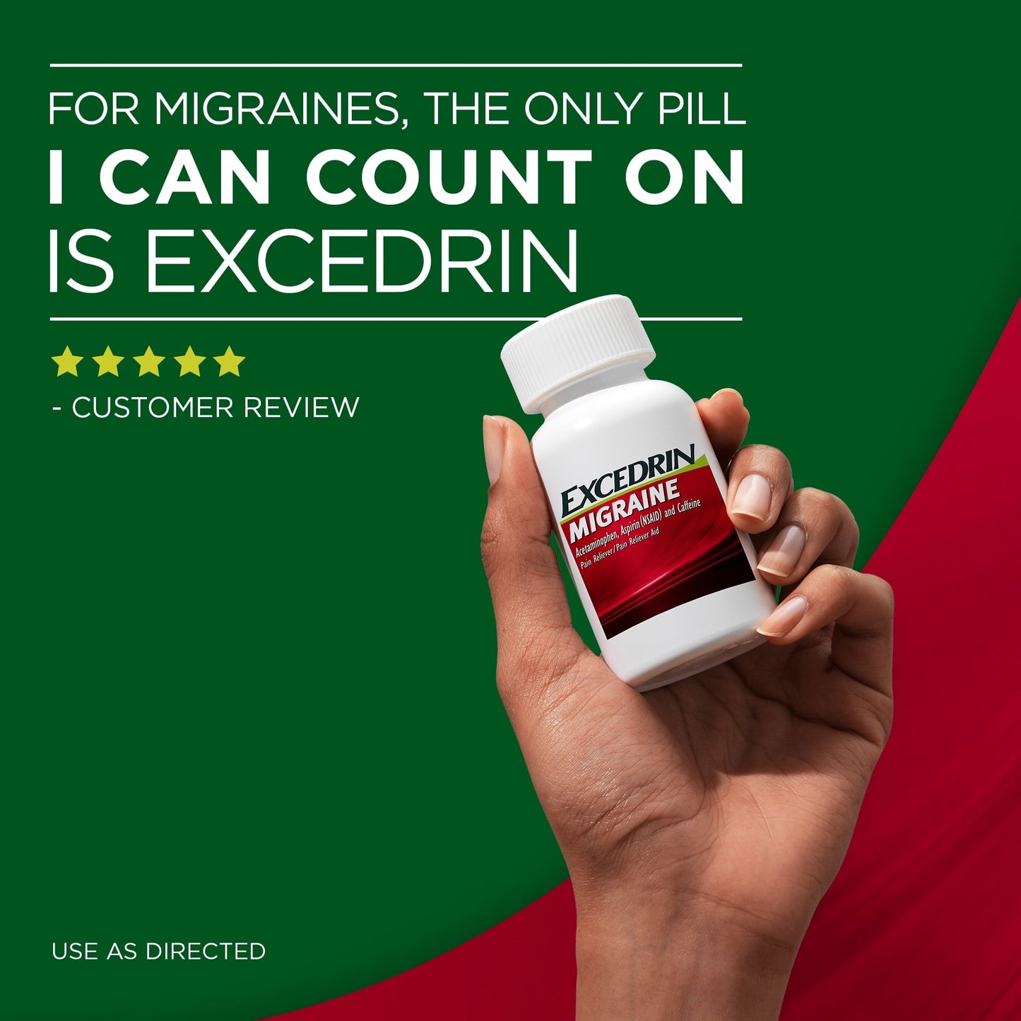 Excedrin Migraine Medicine Caplets for Migraine Headache Relief, 200 Count