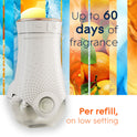 Glade PlugIns Scented Oil 2 Refills, Glade Plug in refills, Air Freshener, Coastal Sunshine Citrus™, 2 x 0.67 oz