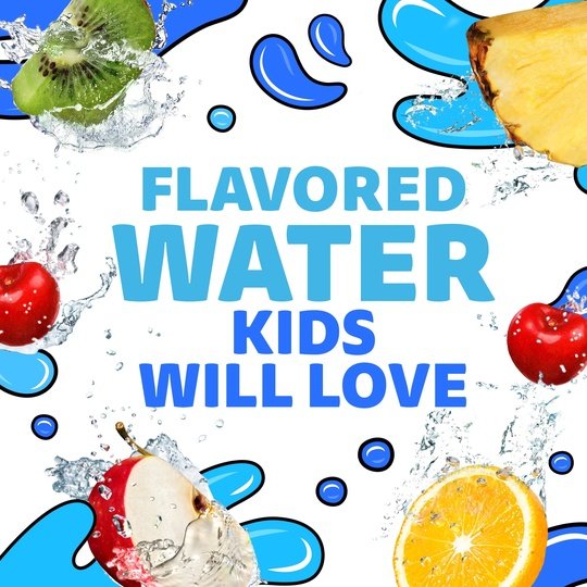 Capri Sun Roarin' Waters Fruit Punch Wave Flavored Water Kids Drink Pouches, 10 Ct Box, 6 fl oz Pouches