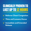 Mucinex 12 Hour Relief, Chest Congestion & Excess Mucus Relief, 20 Caplets