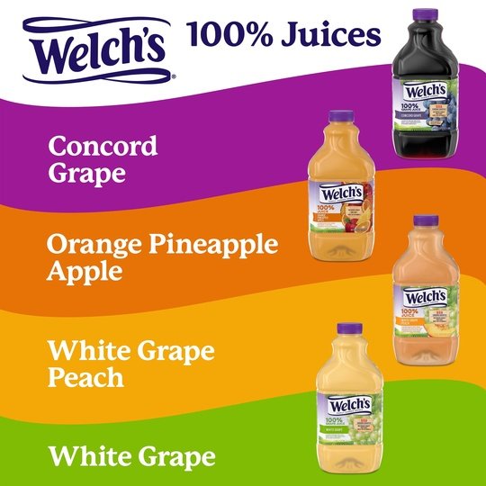 Welch's 100% Grape Juice, Concord Grape, 10 fl oz On-the-Go Bottle