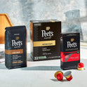 Peet's Coffee Crema Scura Espresso Coffee Pods, Premium Medium Roast Intensity 9, 10 Count, Single Serve Capsules Compatible with Nespresso Original