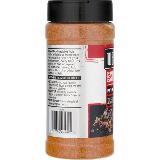 Weber Dry Smoking Rub, 15.25 oz