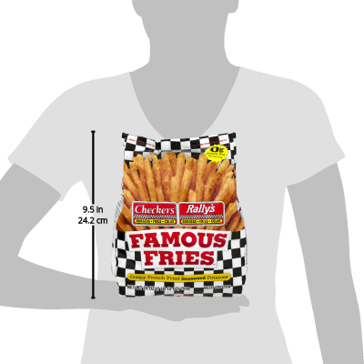 Checkers Rally's Famous Seasoned Fries, 28 oz (Frozen)