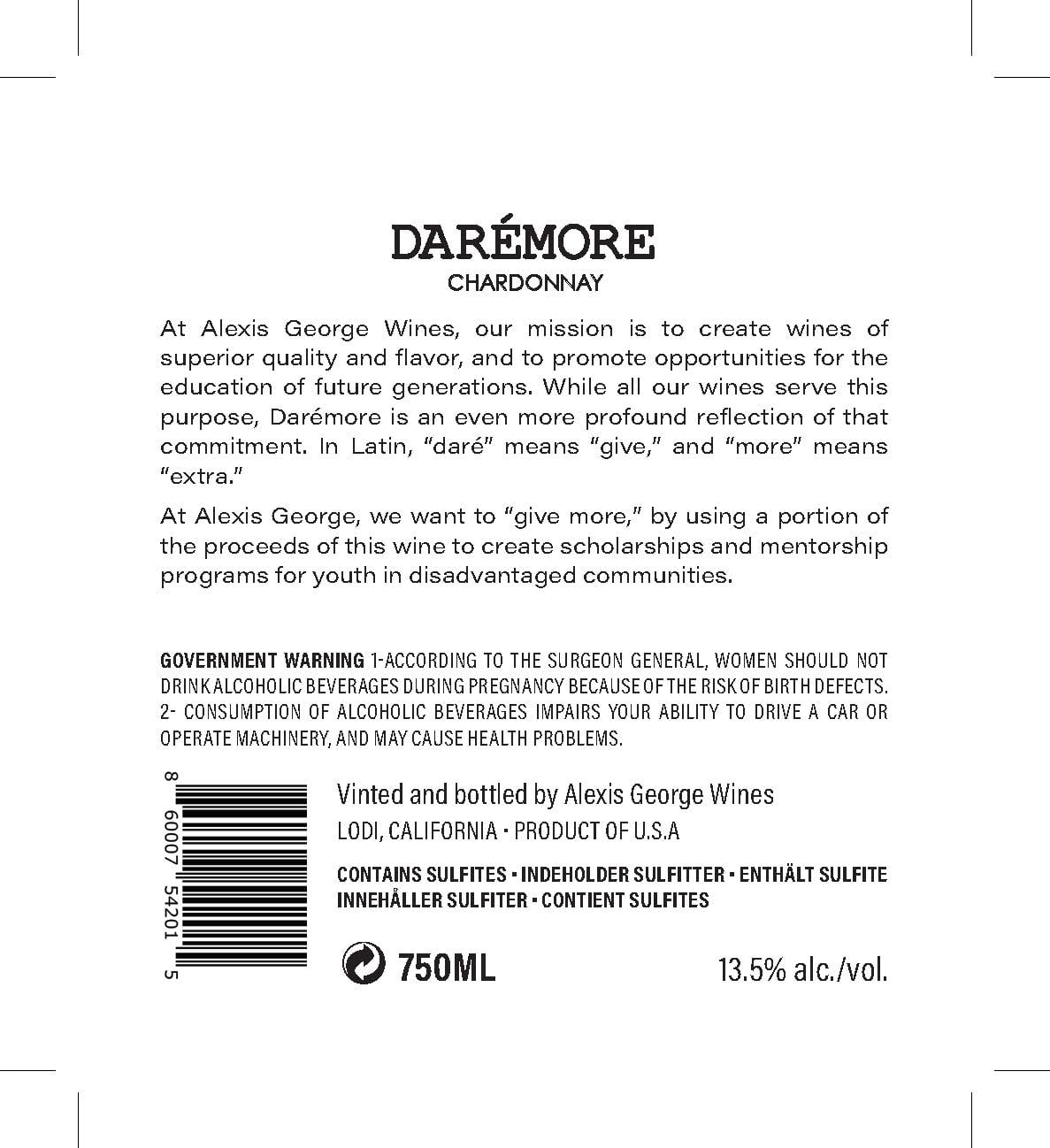 Daremore Chardonnay 750ml