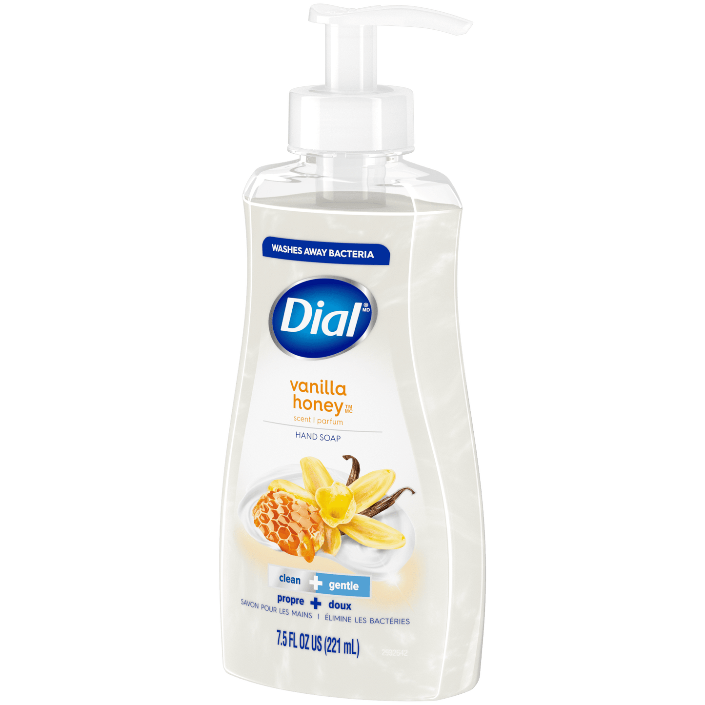 Dial Liquid Hand Soap, Vanilla & Honey, 7.5 Ounce