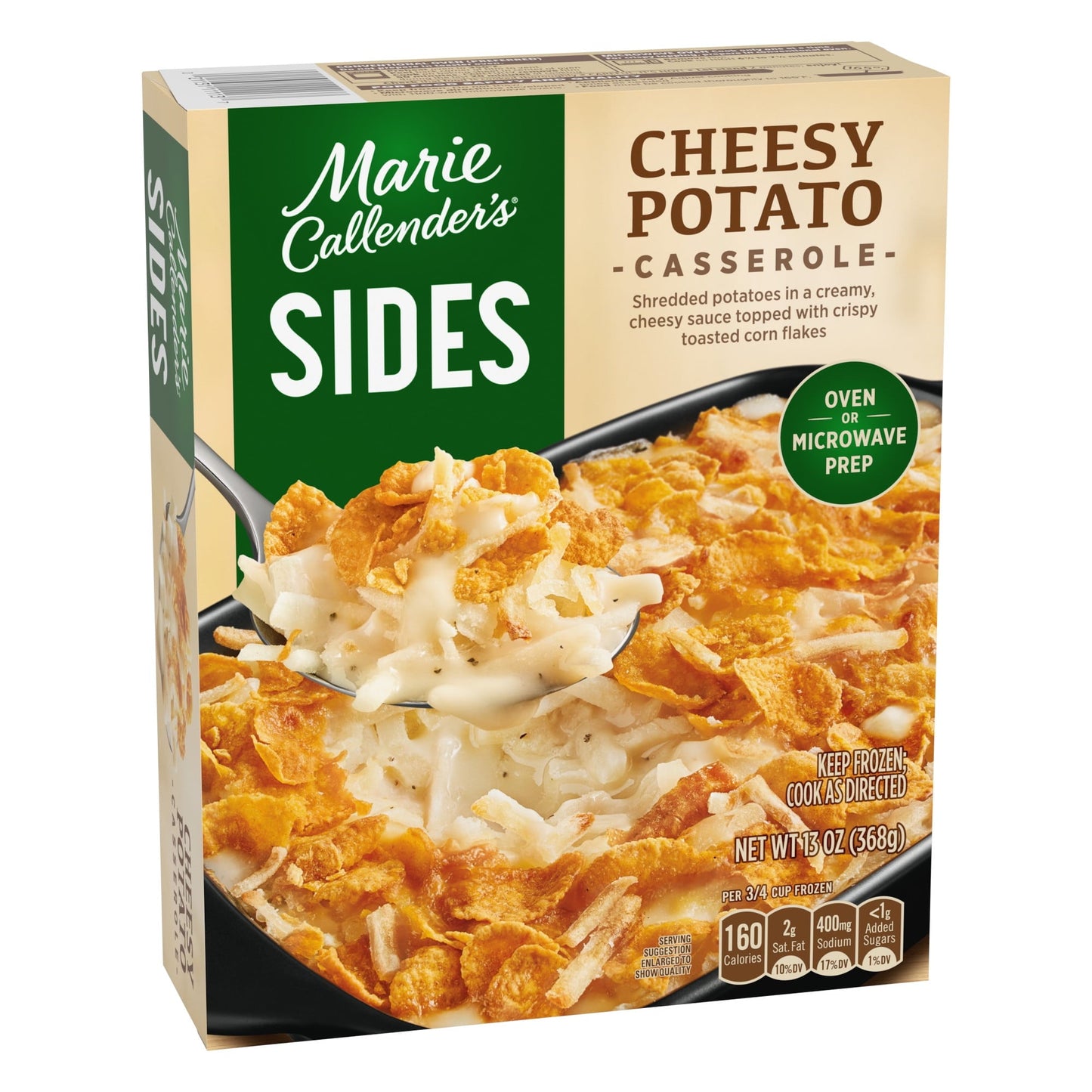 Marie Callender's Sides, Cheesy Potato Casserole, Frozen Food, 13 oz (Frozen)